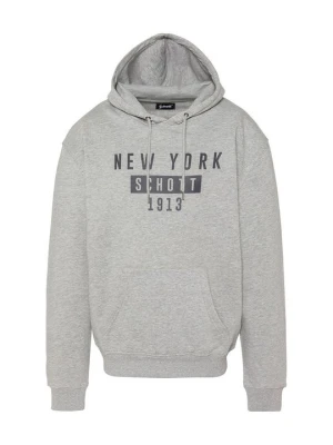 Bluza z kapturem Schott szary