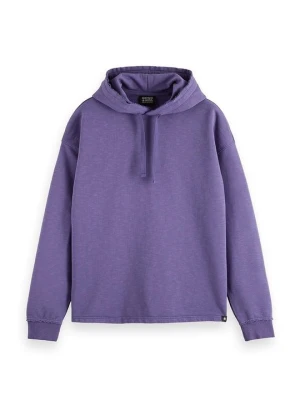 Bluza z kapturem Scotch & Soda fioletowy