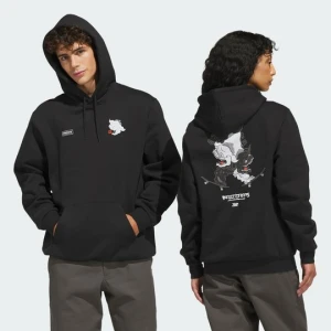BLUZA Z KAPTUREM SKATEBOARDING x TEMPLE OF SKATE FOO DOG Adidas czarny