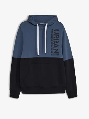 Bluza z kapturem z czystej bawełny organicznej BonPrix czarny