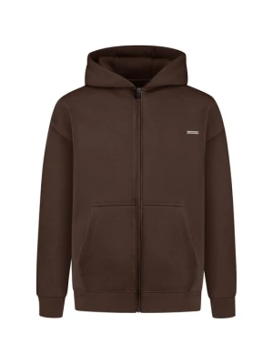 Bluza z kapturem Smilodox brązowy