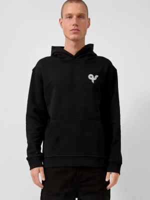 Bluza z kapturem Streets z nadrukiem QS czarny
