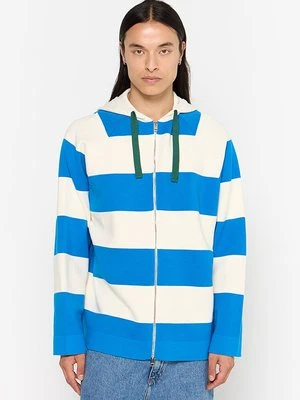 Bluza z kapturem Sunnei niebieski