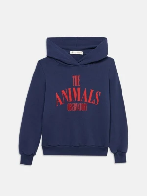 Bluza z kapturem THE ANIMALS OBSERVATORY granatowy