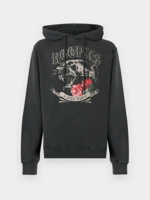Bluza z kapturem The Kooples czarny