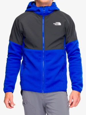 Bluza z kapturem The North Face Glacier Heavyweight Full Zip HD - tnf blue/asphalt grey