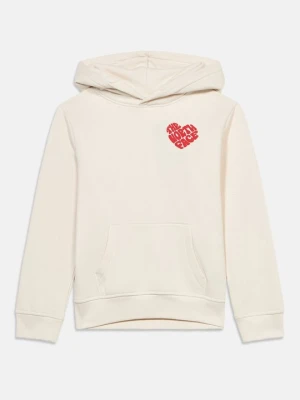 Bluza z kapturem The North Face mleczny