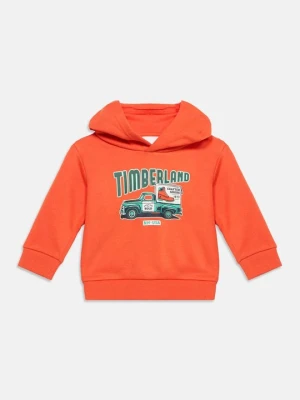 Bluza z kapturem Timberland pomarańczowy