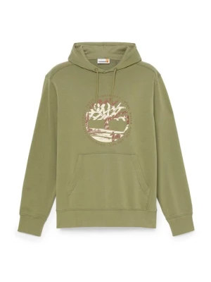 Bluza z kapturem Timberland zielony