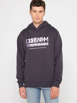 Bluza z kapturem Tom Tailor ciemnoszary