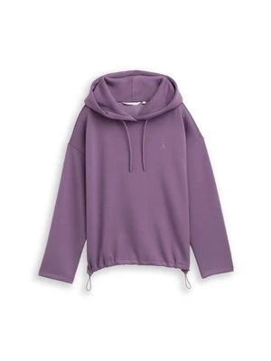 Bluza z kapturem Tom Tailor liliowy