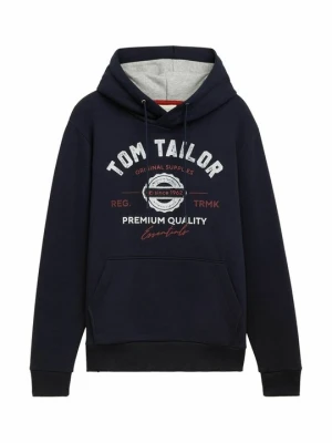 Bluza z kapturem Tom Tailor granatowy