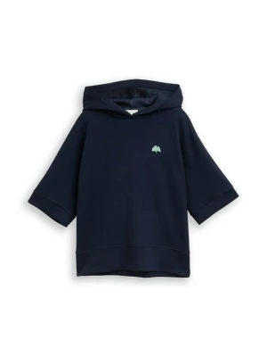 Bluza z kapturem Tom Tailor granatowy