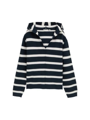 Bluza z kapturem Tom Tailor granatowy