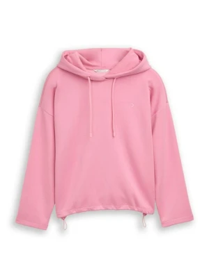 Bluza z kapturem Tom Tailor jasnoróżowy