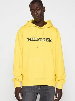 Bluza z kapturem Tommy Hilfiger żółty