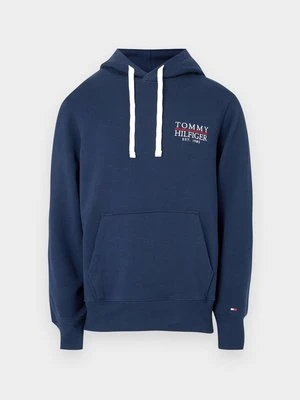 Bluza z kapturem Tommy Hilfiger granatowy