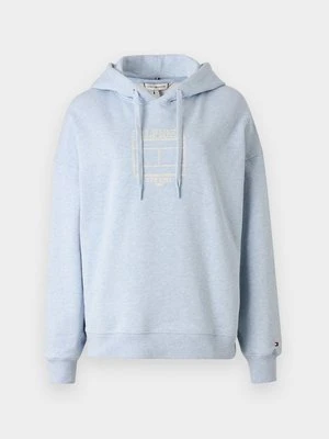 Bluza z kapturem Tommy Hilfiger granatowy melanż