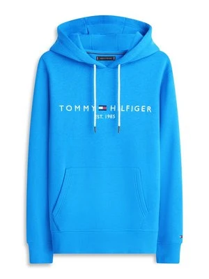 Bluza z kapturem Tommy Hilfiger niebieski