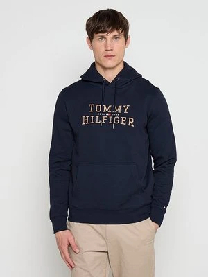 Bluza z kapturem Tommy Hilfiger niebieski
