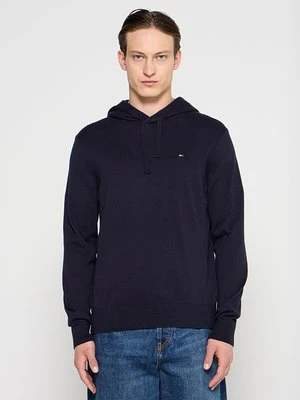 Bluza z kapturem Tommy Hilfiger niebieski