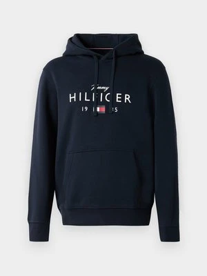 Bluza z kapturem Tommy Hilfiger granatowy