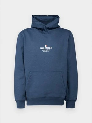 Bluza z kapturem Tommy Hilfiger niebieski