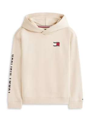 Bluza z kapturem Tommy Hilfiger beżowy