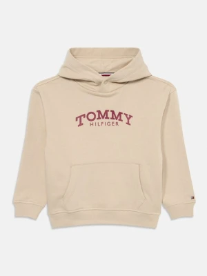 Bluza z kapturem Tommy Hilfiger beżowy