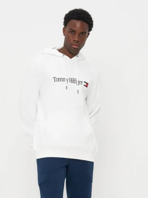 Bluza z kapturem Tommy Hilfiger biały