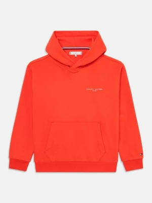 Bluza z kapturem Tommy Hilfiger czerwony