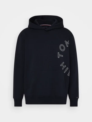 Bluza z kapturem Tommy Hilfiger granatowy