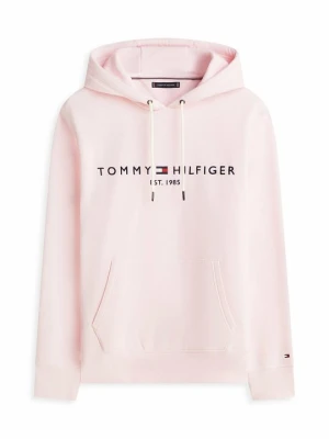 Bluza z kapturem Tommy Hilfiger różowy