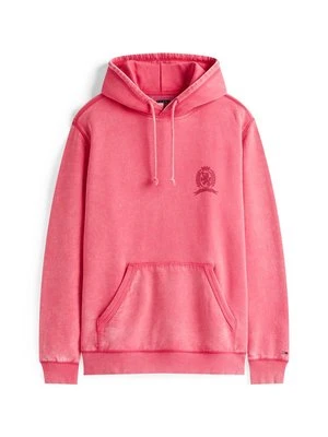 Bluza z kapturem Tommy Jeans różowy
