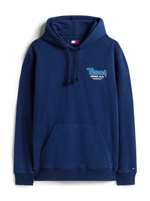 Bluza z kapturem Tommy Jeans granatowy