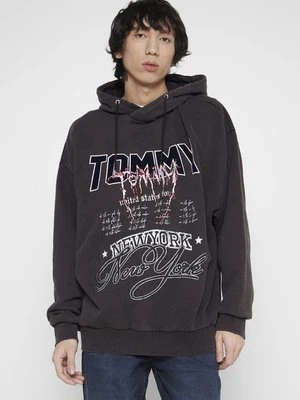 Bluza z kapturem Tommy Jeans antracytowy