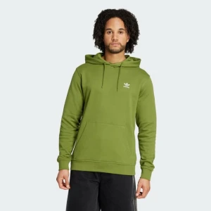 Bluza z kapturem Trefoil Essentials French Terry Adidas Tech Olive