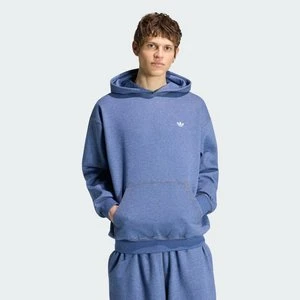 BLUZA Z KAPTUREM TREFOIL ESSENTIALS MELANGE LOOSE Adidas Crew Blue Mel