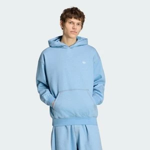 BLUZA Z KAPTUREM TREFOIL ESSENTIALS MELANGE LOOSE Adidas Light Blue Mel