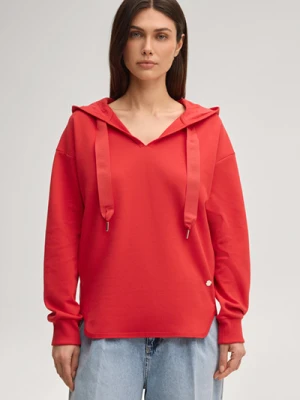 Bluza z kapturem Tristani w kolorze czerwonym Joop