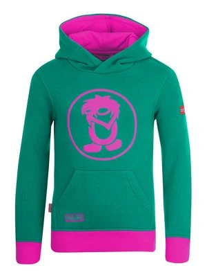 Bluza z kapturem Trollkids zielony