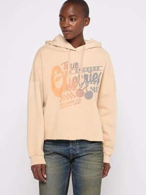Bluza z kapturem True Religion morelowy