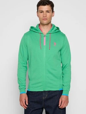 Bluza z kapturem U.S. POLO ASSN. jasnozielony
