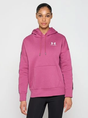 Bluza z kapturem Under Armour czerwony