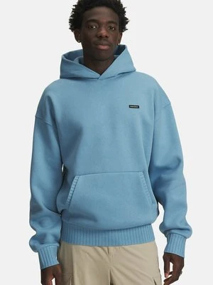 Bluza z kapturem Under Armour niebieski