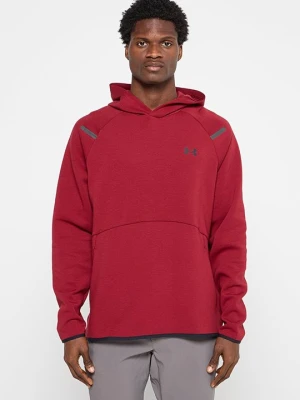 Bluza z kapturem Under Armour czerwony
