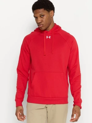 Bluza z kapturem Under Armour czerwony