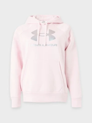 Bluza z kapturem Under Armour jasnoróżowy melanż
