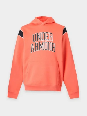 Bluza z kapturem Under Armour neonowy pomarańcz