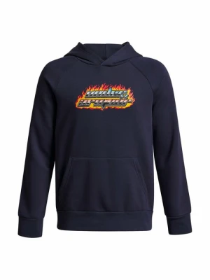 Bluza z kapturem Under Armour niebieski
